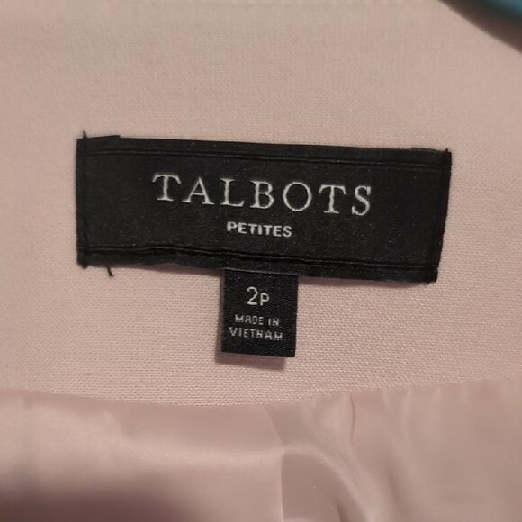 Talbots Women's Blush Pink Blazer-Coat - Picture 2 of 16